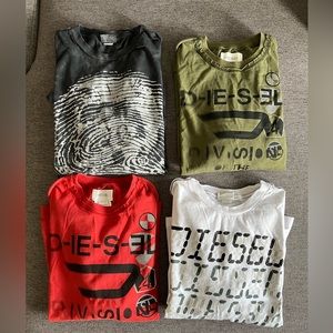 DIESEL Boys Long Sleeve Shirt Lot Sz Medium